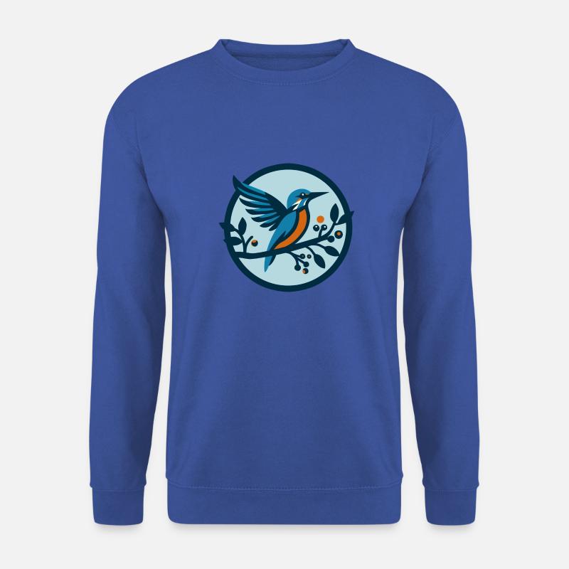 Eisvogel Vogel Alcedo Atthis - Unisex Pullover - Royalblau