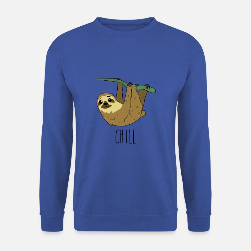 CHILL sloth - Unisex Sweatshirt - royal blue