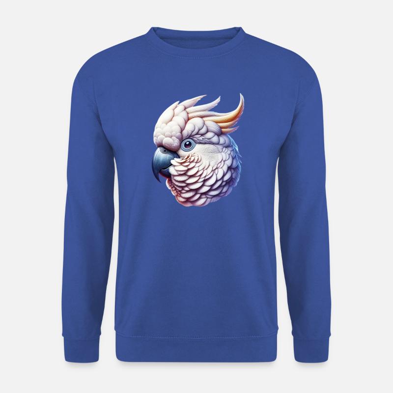 Kakadu-Papagei - Unisex Pullover - Royalblau