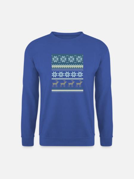 Sparkling Winter Scene - Unisex Sweatshirt - royal blue