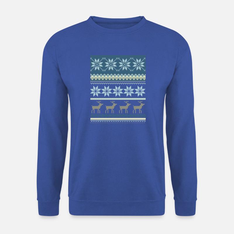 Sparkling Winter Scene - Unisex Sweatshirt - royal blue