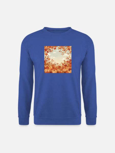 Hello Autumn - Unisex Pullover - Royalblau
