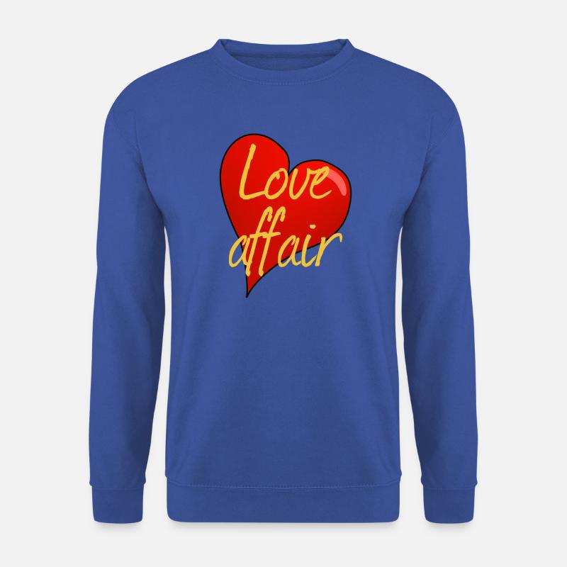 LOVE AFFAIR - Unisex Pullover - Royalblau