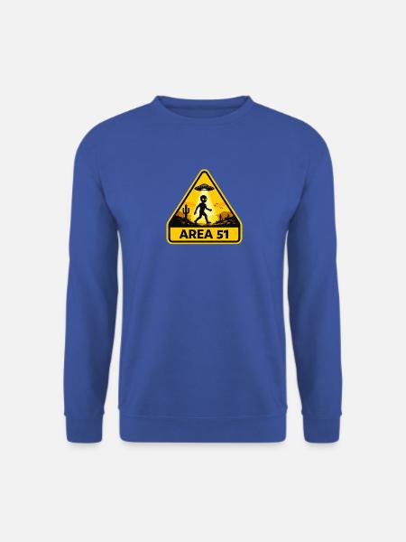 Area 51 UFO-Wüstenschild - Unisex Pullover - Royalblau