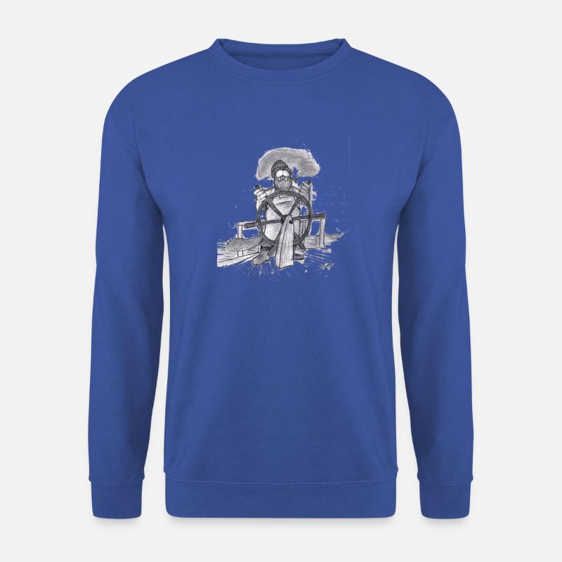 Seemann #NorddeutscheKunst - Unisex Pullover - Royalblau