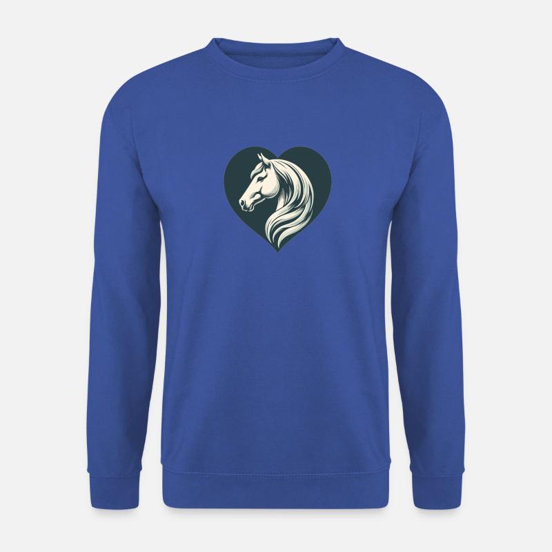 Pferdeliebe - Unisex Pullover - Royalblau