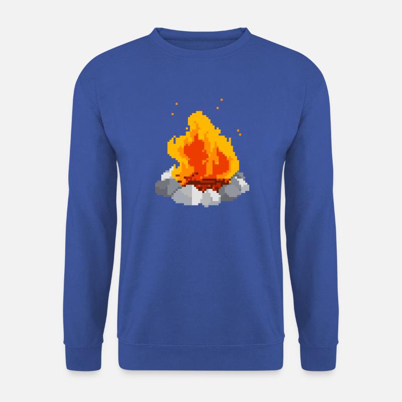 Pixel fire pixel fire - Unisex Sweatshirt - royal blue