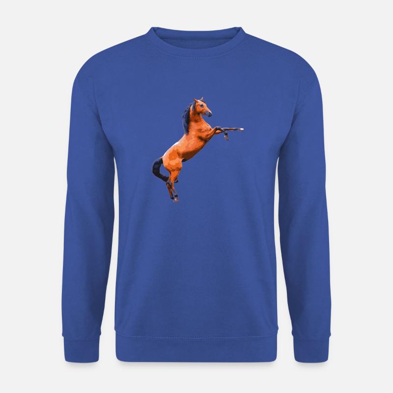 Pferd auf zwei Beinen - Unisex Pullover - Royalblau