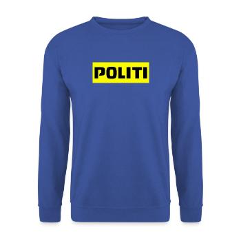 Polizei - Unisex Pullover - Royalblau - Vorne - Alina (178cm) & Michal (187cm)