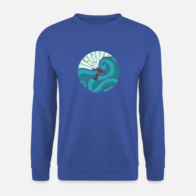 Surfer türkis - Unisex Pullover - Royalblau