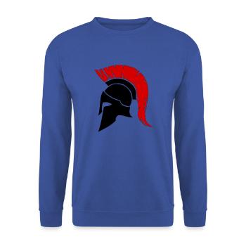 spartiate - Sweat-shirt Unisexe - bleu royal - Devant - Alina (178cm) & Michal (187cm)