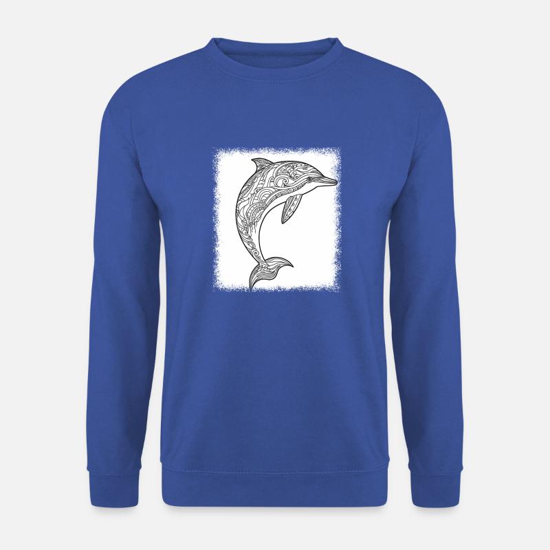 Caribbean Aquatic Environment Background - Unisex Sweatshirt - royal blue
