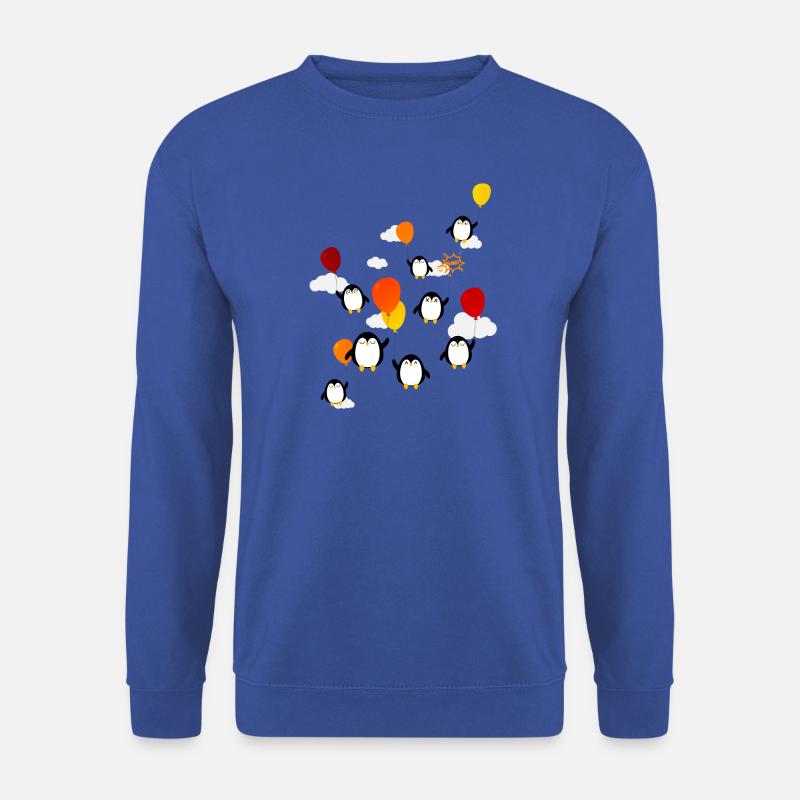 Pinguine (Luftballons) - Unisex Pullover - Royalblau
