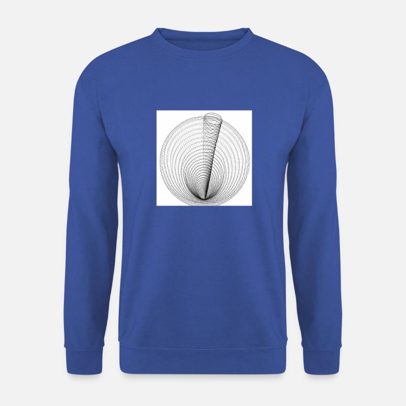 Mathematisches Mandala - Unisex Pullover - Royalblau