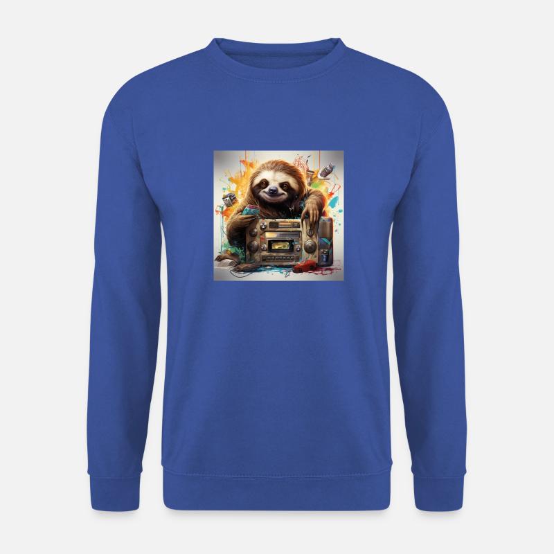 Faultier 90er - Unisex Pullover - Royalblau