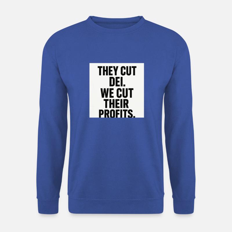 Die Ruhe verbirgt den Sturm - Unisex Pullover - Royalblau