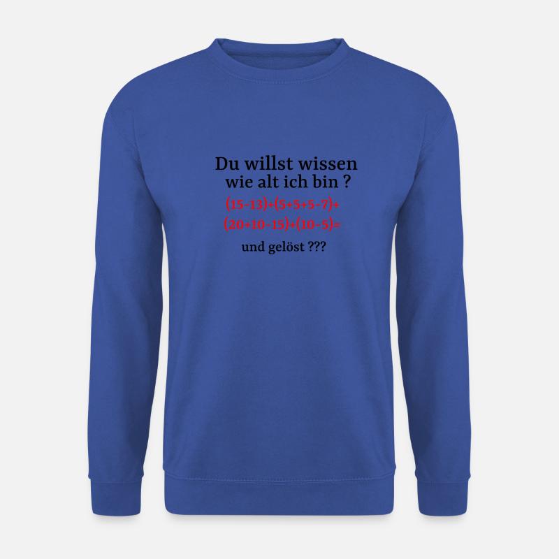 30 Jahre alt - Unisex Pullover - Royalblau