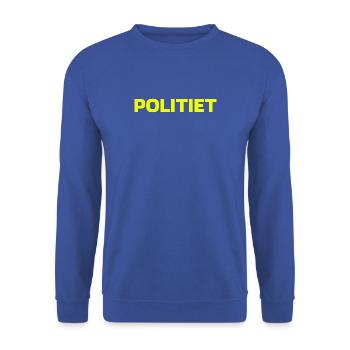 Polizei - Unisex Pullover - Royalblau - Vorne - Alina (178cm) & Michal (187cm)