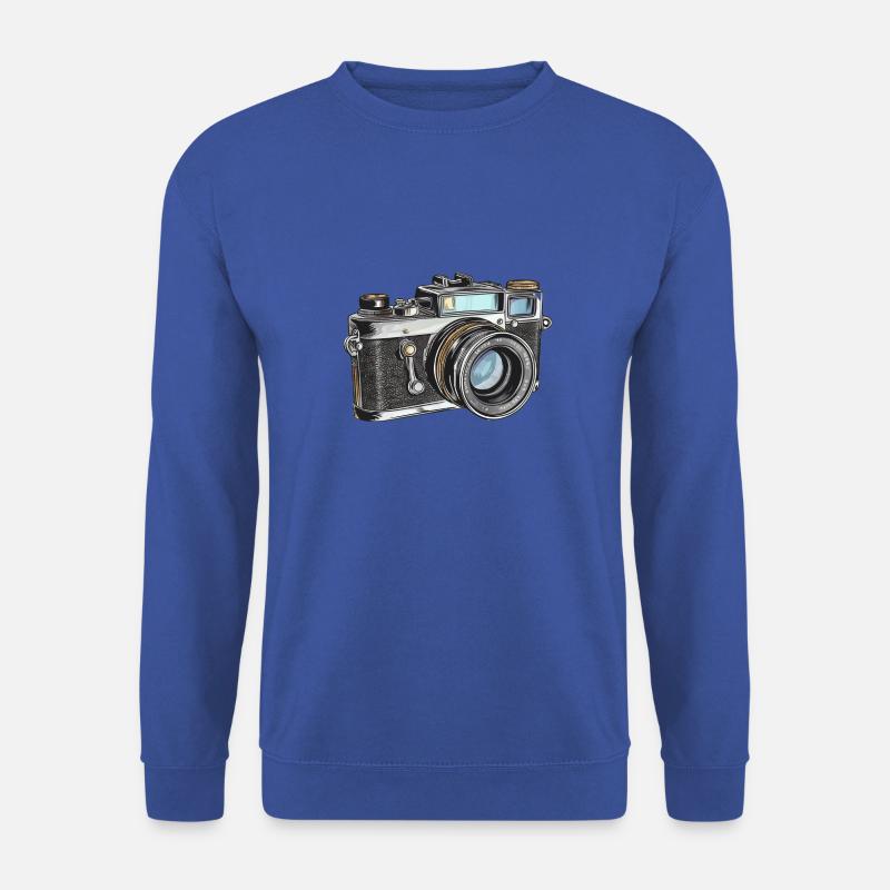 Camera Retro Drawing - Unisex Sweatshirt - royal blue
