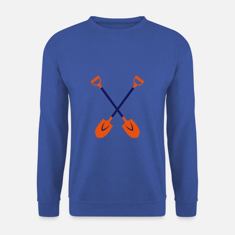 Bagger kreuzt 1 - Unisex Pullover - Royalblau