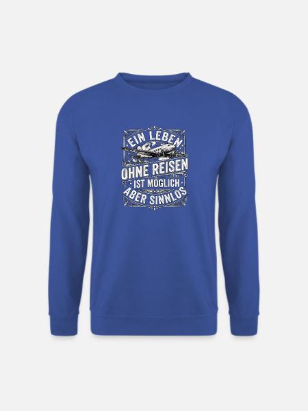 Reisen Liebhaber - Unisex Pullover - Royalblau