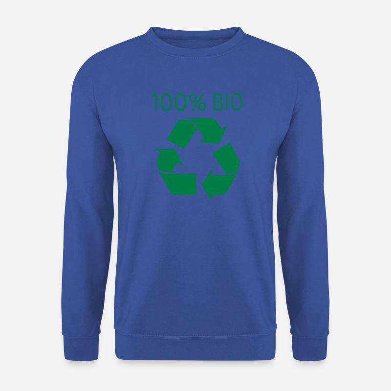 100% Bio - Unisex Pullover - Royalblau