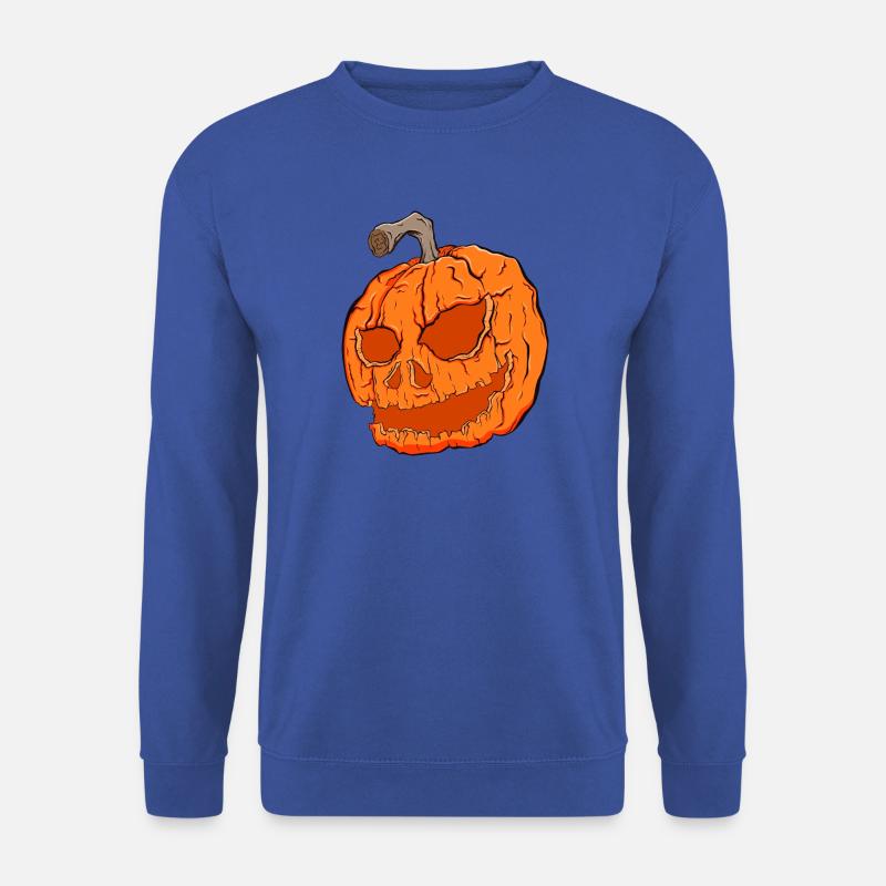 Halloween. Pumpkin - Unisex Pullover - Royalblau