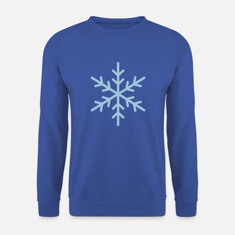 schneeflocke 3 - Unisex Pullover - Royalblau