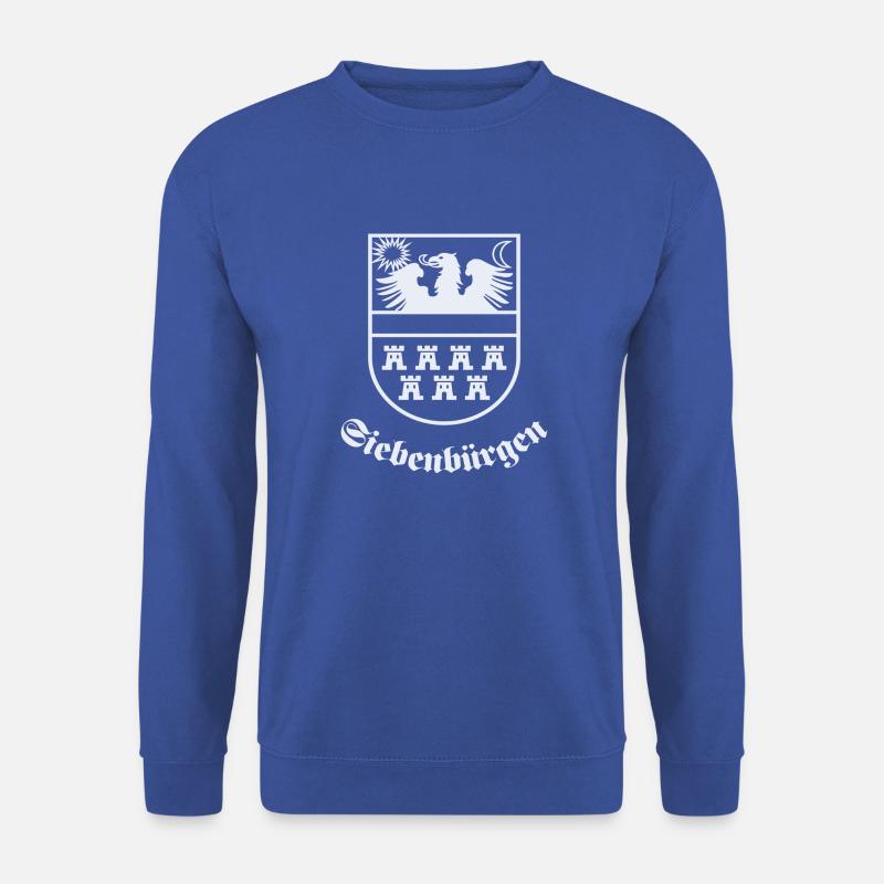Wappen Siebenbürgen "Siebenbürgen" weiss - Unisex Pullover - Royalblau