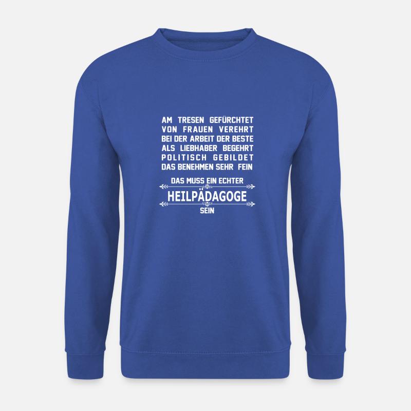 heilpaedagoge - Unisex Pullover - Royalblau
