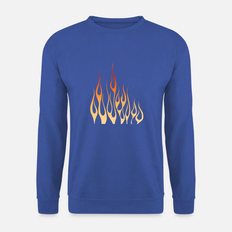 flame flame fire - Unisex Sweatshirt - royal blue