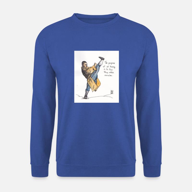 Shaolin Kung Fu Mönch - Unisex Pullover - Royalblau