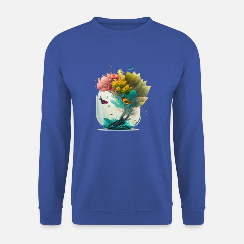 La forêt miniature - Sweat-shirt Unisexe - bleu royal