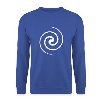 Vertebra - Unisex Sweatshirt - royal blue - Front - Alina (178cm) & Michal (187cm)