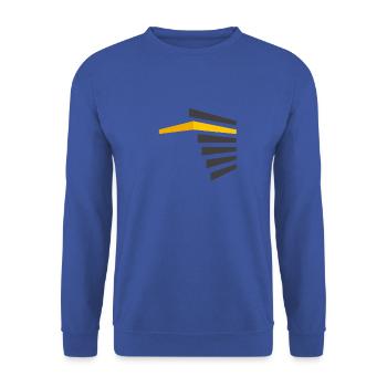 Kabe - Unisex Sweatshirt - royal blue - Front - Alina (178cm) & Michal (187cm)