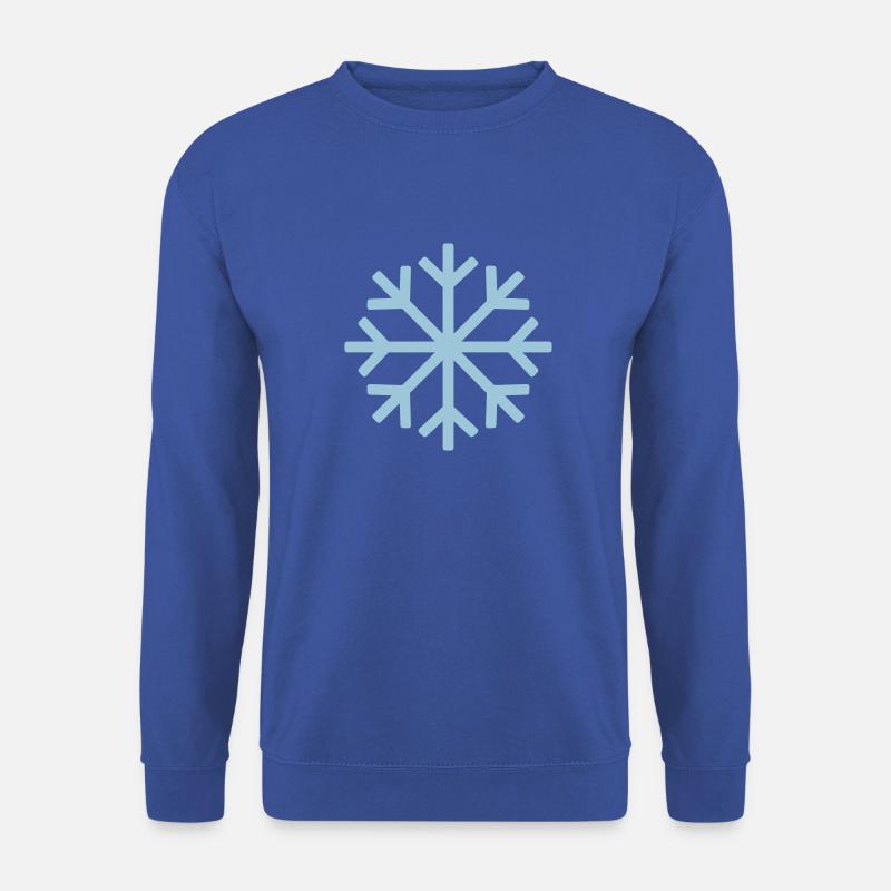 schneeflocke 2 - Unisex Pullover - Royalblau