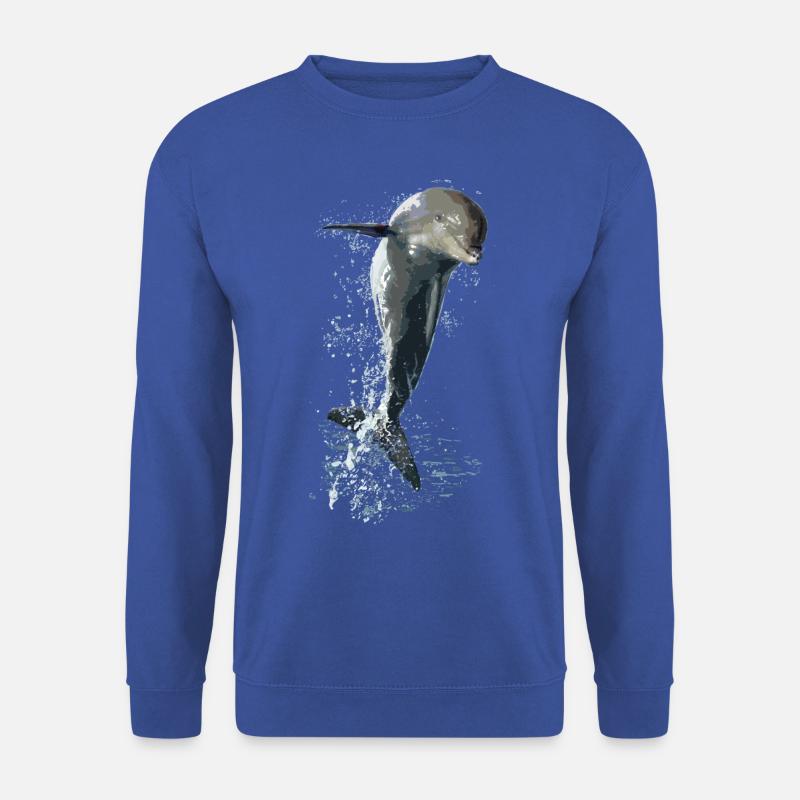 Delfin - Unisex Pullover - Royalblau