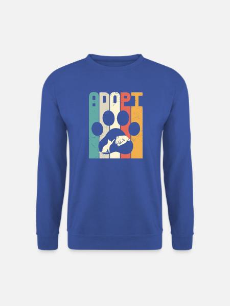 Adopt Cat - Unisex Pullover - Royalblau