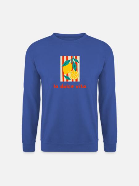 La dolce vita - Unisex Pullover - Royalblau
