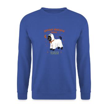 Ghost Pup Bäckerei-Tee - Unisex Pullover - Royalblau - Vorne - Alina (178cm) & Michal (187cm)