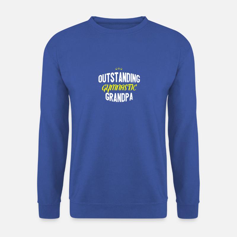 Distressed - OUTSTANDING GYMNASTIC GRANDPA - Unisex Pullover - Royalblau