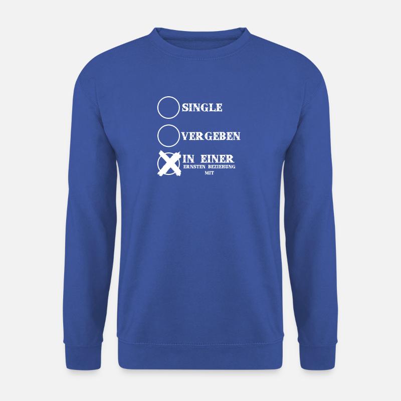 DEIN HOBBY gestalten geschenk partner geburtstag - Unisex Pullover - Royalblau