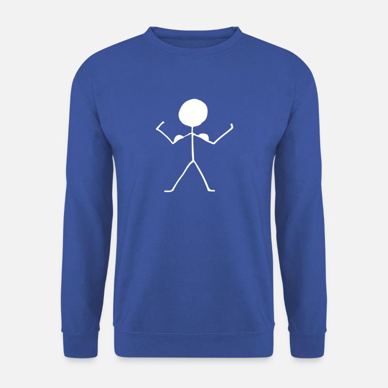 Strichmännchen - Unisex Pullover - Royalblau