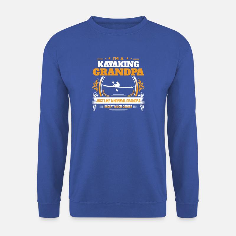 Kayaking Großvater-Hemd-Geschenk-Idee - Unisex Pullover - Royalblau