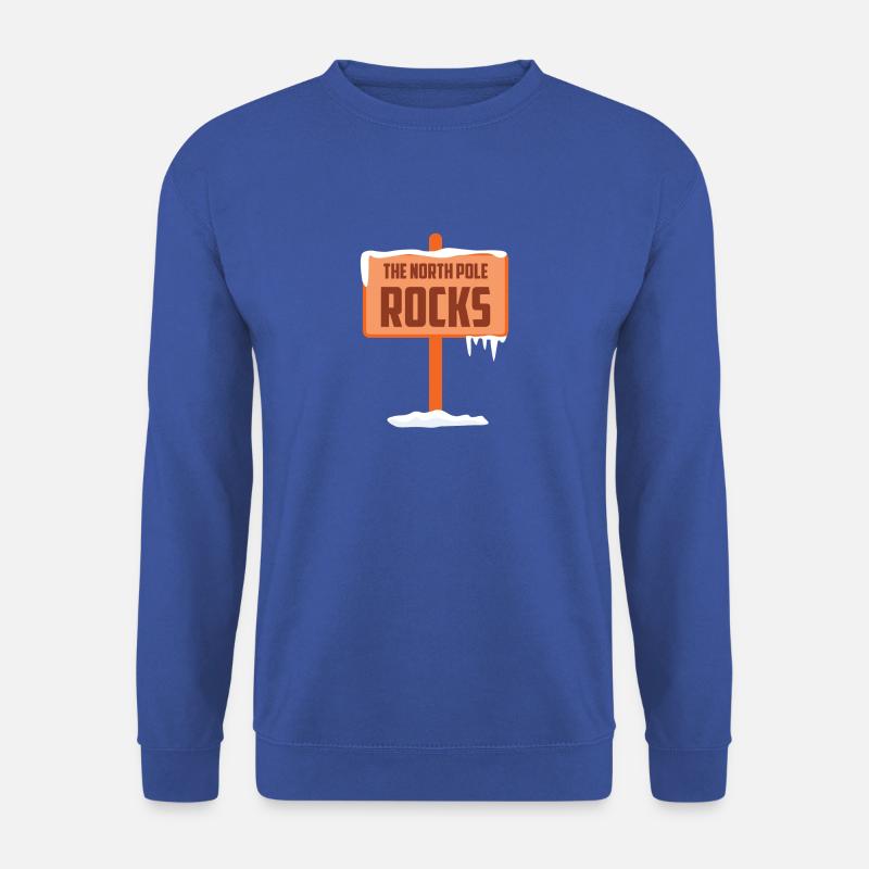 THE NORTH POLE ROCKS - Unisex Pullover - Royalblau