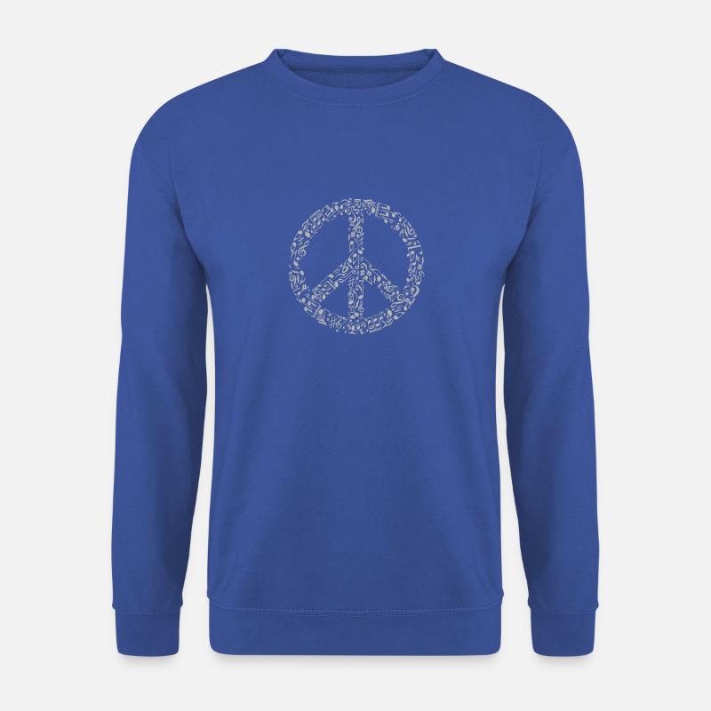 Peace - Unisex Pullover - Royalblau