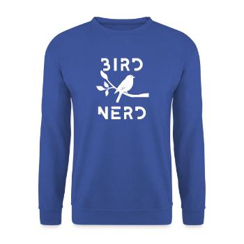 Birdwatching - Birdwatching - Birding - Nerd - Unisex Sweatshirt - royal blue - Front - Alina (178cm) & Michal (187cm)
