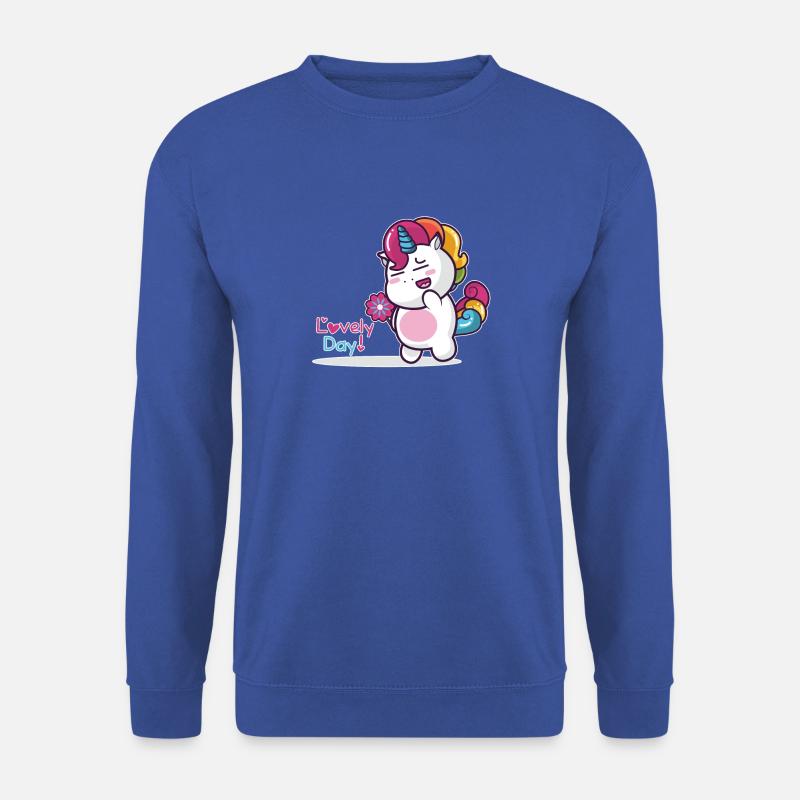 Lovely day! - Unisex Pullover - Royalblau