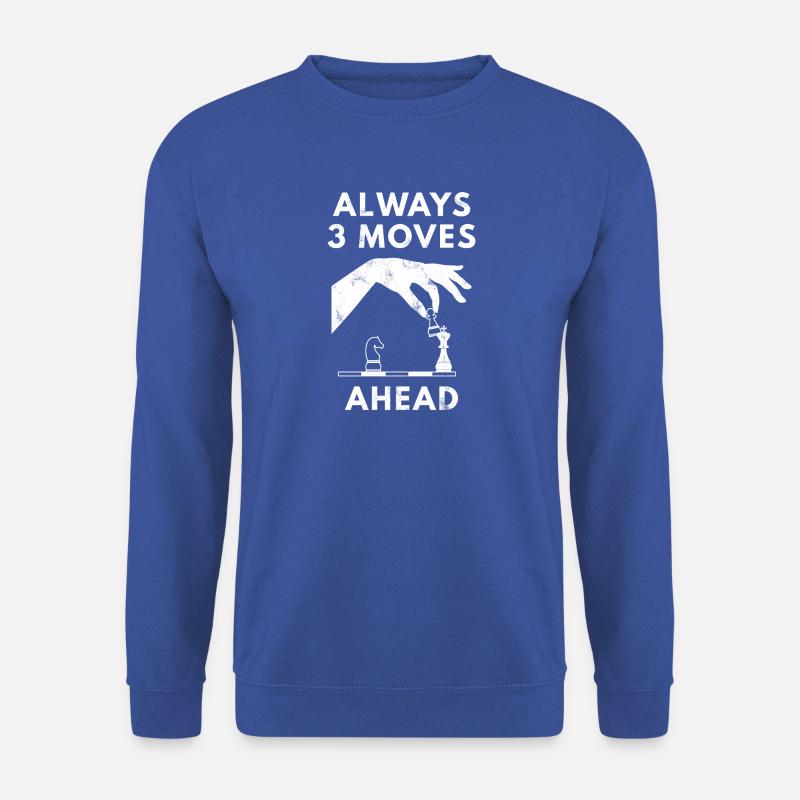 Chess - Chess - Chessmen - Trains - Unisex Sweatshirt - royal blue