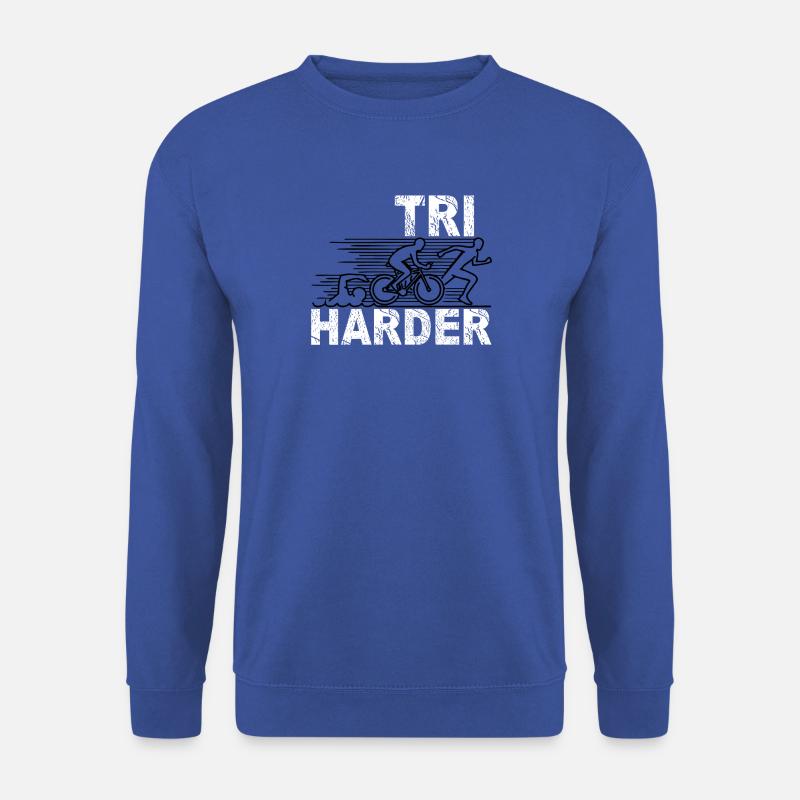 Triathlon und Sport - Unisex Pullover - Royalblau